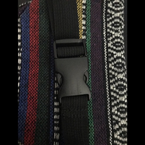 Multi-colored Patterned Fanny Pack - Picture 4 of 4